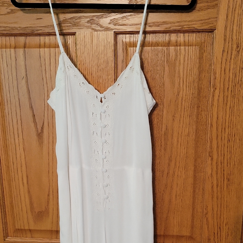 Free People Sleeveless Jumper with Eyelet Details